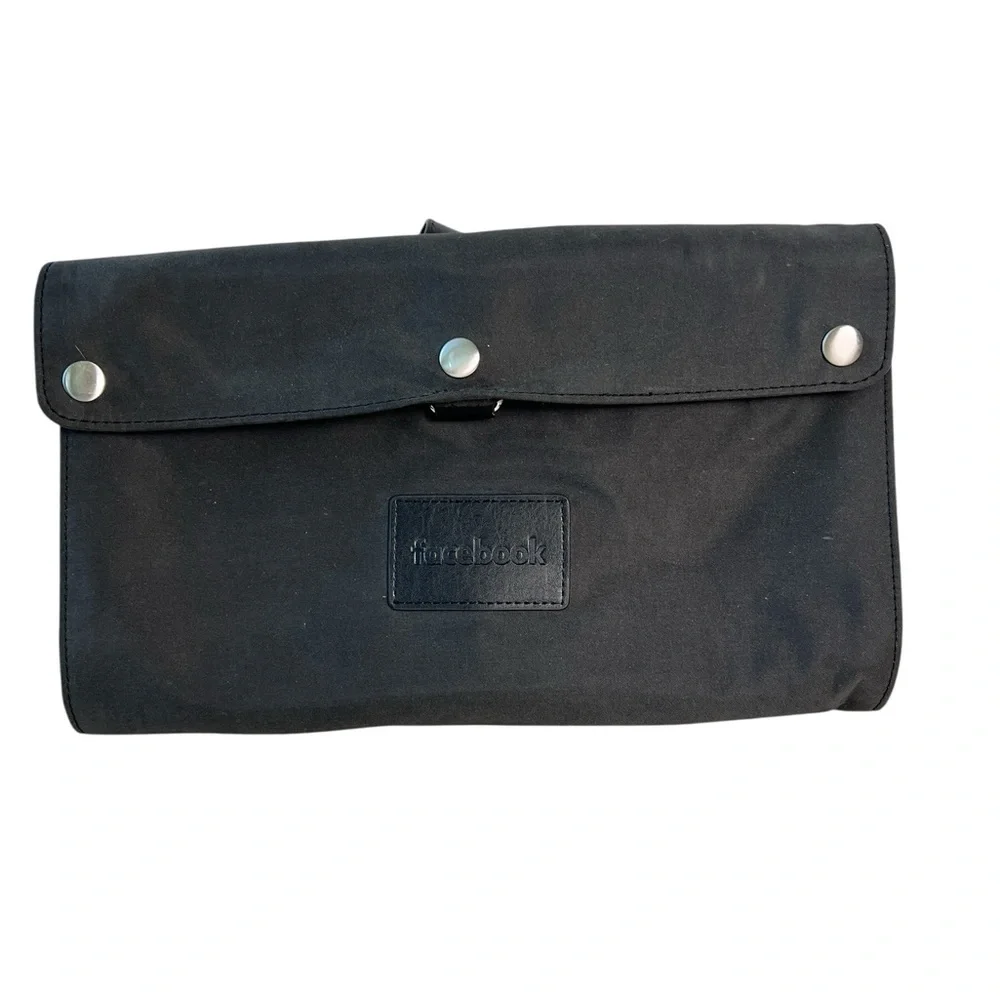 Facebook Black Satchel Travel Organizer Unisex New